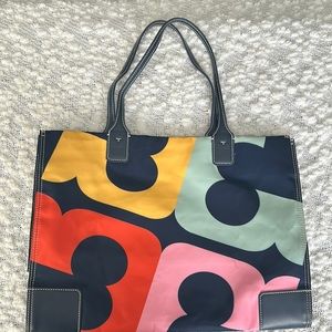 NWT Tory burch large logo nylon tote